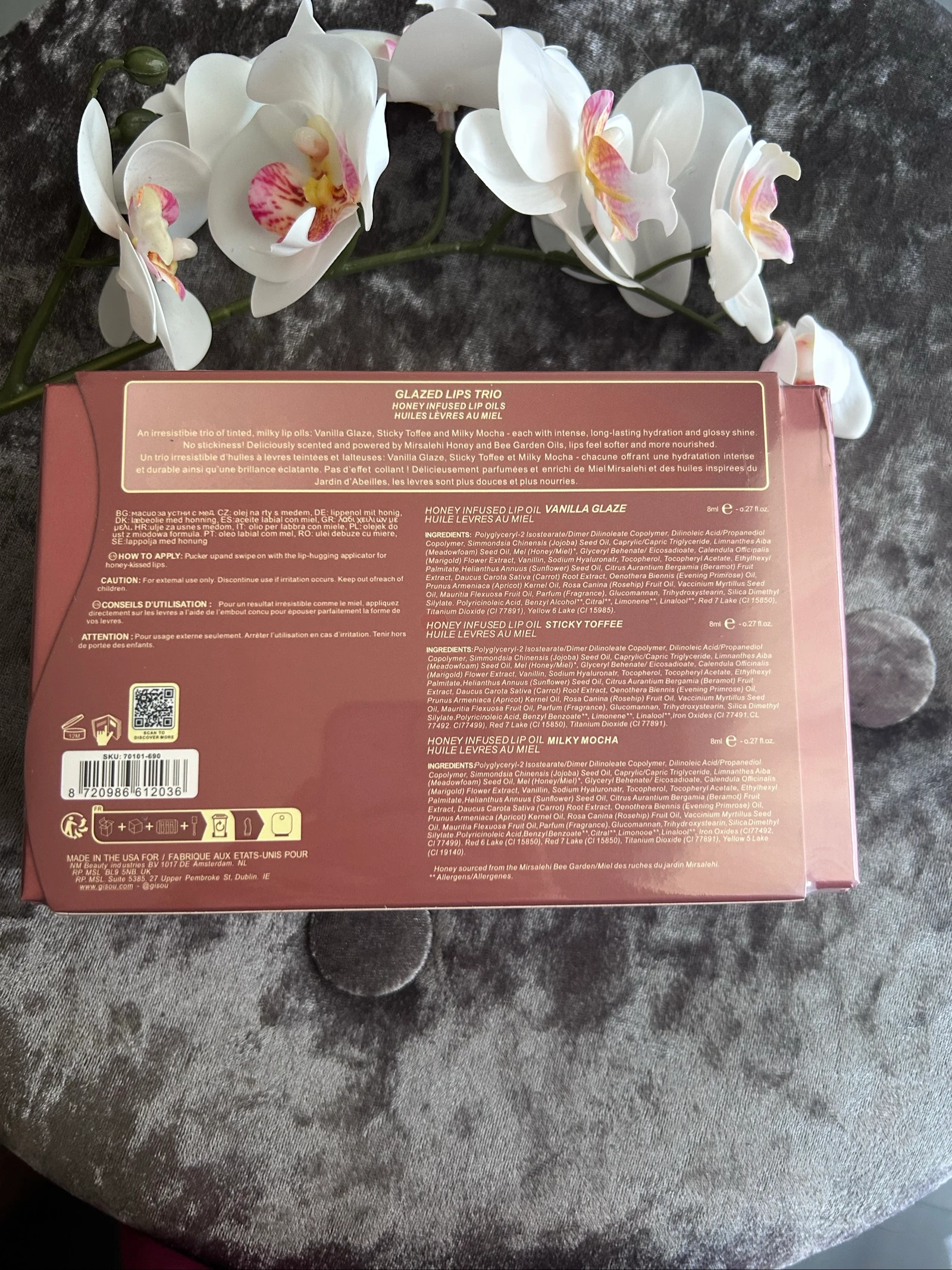 Gisou Glazed Lips Trio – Honey Infused Lip Oils – photo 2